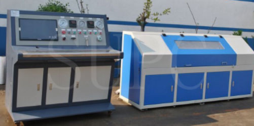 裸管耐壓爆破測試臺-無接頭橡膠軟件壓力試驗機(jī)